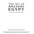 Edith W. Watts, Edith A. Watts - Art of Ancient Egypt. A Resource for Educators (Metropolitan Museum of Art)